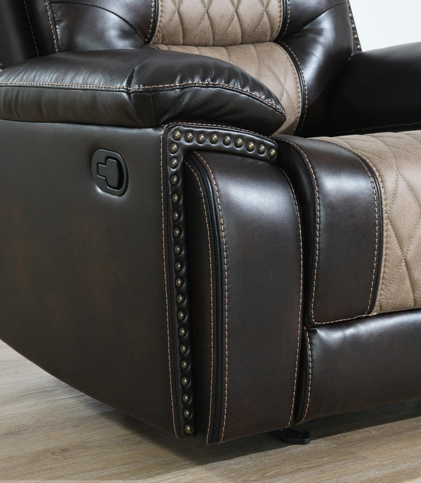 U141 - Motion Glider Chair - Brown - alternate view 4