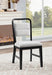 D180 - Dining Side Chair - Black / White