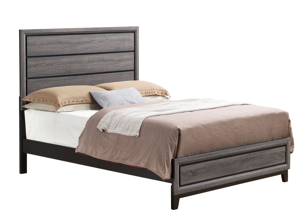 Kate - 5 Piece Full Bedroom Set - Gray - alternate view 4