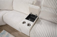U14 - 6 Piece Power Reclining Sectional With Power Headrest - White - alternate view 4
