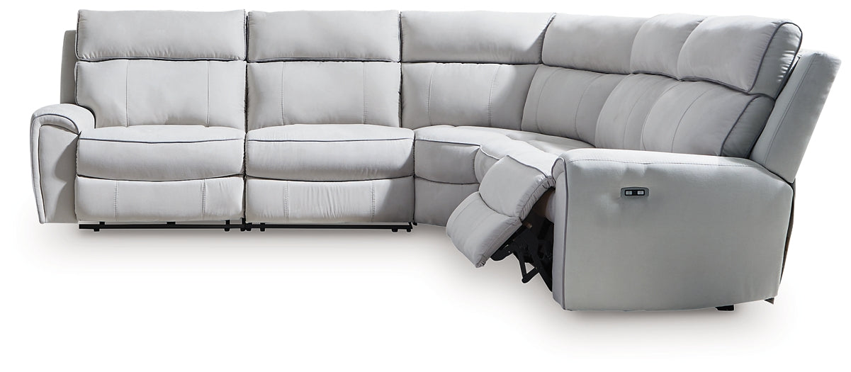 Social Pointe 5-Piece Power Reclining Sectional