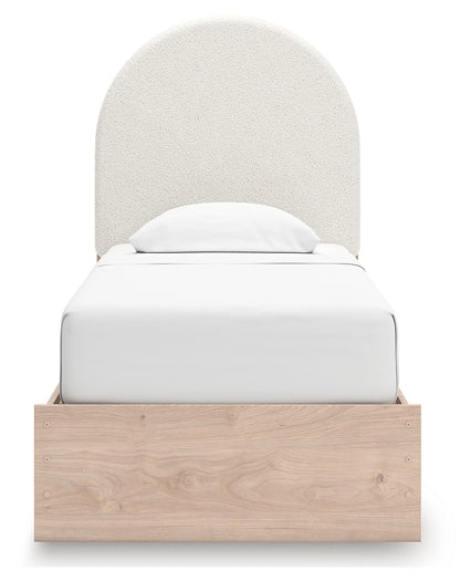 Arloster Twin Upholstered Panel Bed