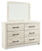 Cambeck Queen Panel Bed with 2 Storage Drawers with Mirrored Dresser and Nightstand - Raleigh Outlet