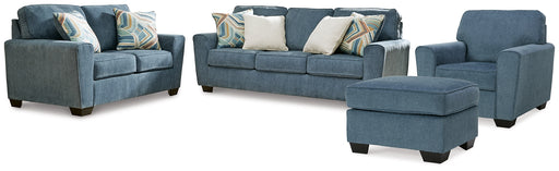 Cashton Sofa, Loveseat, Chair and Ottoman - Raleigh Outlet