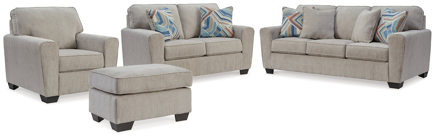 Cashton Sofa, Loveseat, Chair and Ottoman - Raleigh Outlet