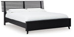 Danziar King Panel Bed with Mirrored Dresser, Chest and Nightstand - Raleigh Outlet