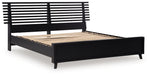 Danziar King Panel Bed with Mirrored Dresser, Chest and Nightstand - Raleigh Outlet