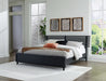 Danziar King Panel Bed with Mirrored Dresser, Chest and Nightstand - Raleigh Outlet