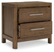 Cabalynn California King Panel Bed with Storage with Mirrored Dresser and Nightstand - Raleigh Outlet