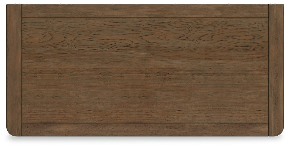 Cabalynn California King Panel Bed with Storage with Mirrored Dresser, Chest and Nightstand - Raleigh Outlet