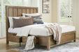 Cabalynn California King Panel Bed with Storage with Mirrored Dresser, Chest and Nightstand - Raleigh Outlet