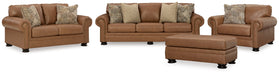 Carianna Sofa, Loveseat, Chair and Ottoman - Raleigh Outlet