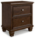 Danabrin California King Panel Bed with Mirrored Dresser and Nightstand - Raleigh Outlet
