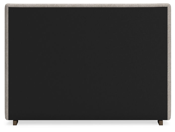 Cabalynn Queen Upholstered Bed with Mirrored Dresser, Chest and Nightstand - Raleigh Outlet