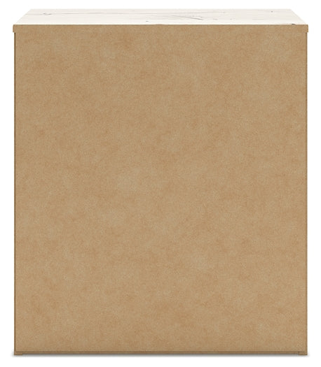 Lawroy Twin Panel Bed with Mirrored Dresser and Nightstand - Raleigh Outlet