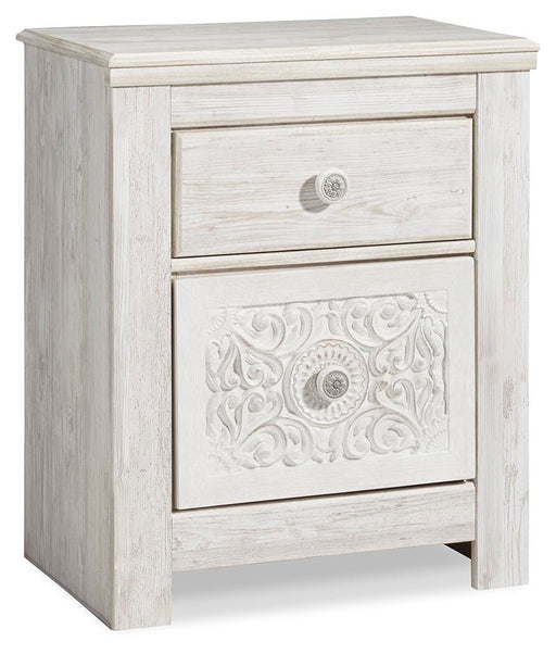 Paxberry Two Drawer Night Stand - alternate view 2