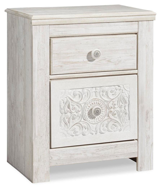 Paxberry Two Drawer Night Stand - alternate view 2