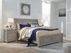 Lettner King Sleigh Bed with 2 Storage Drawers