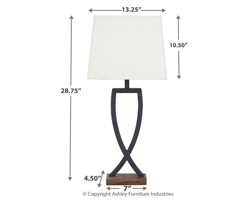 Makara Metal Table Lamp (2/CN) - alternate view 3