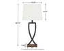 Makara Metal Table Lamp (2/CN) - alternate view 3