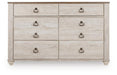 Willowton Six Drawer Dresser - alternate view 2