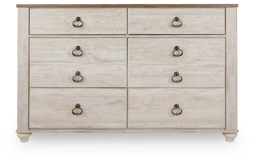 Willowton Six Drawer Dresser - alternate view 2