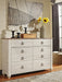Willowton Six Drawer Dresser