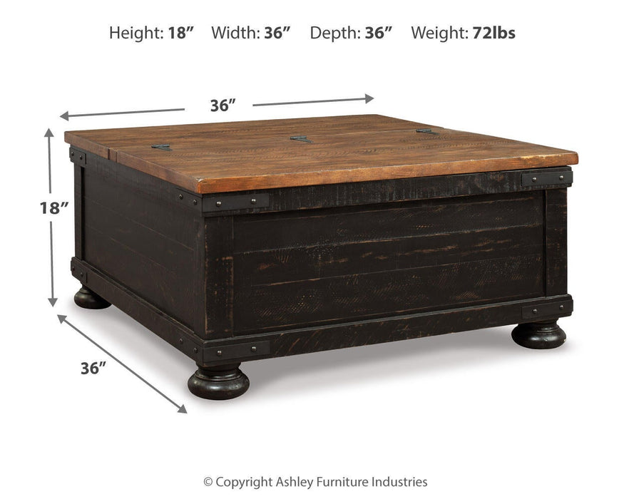 Valebeck Lift Top Cocktail Table - alternate view 6