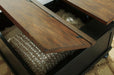 Valebeck Lift Top Cocktail Table - alternate view 3