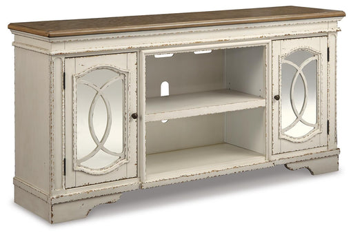 Realyn XL TV Stand w/Fireplace Option - alternate view 2