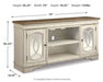 Realyn XL TV Stand w/Fireplace Option - alternate view 7