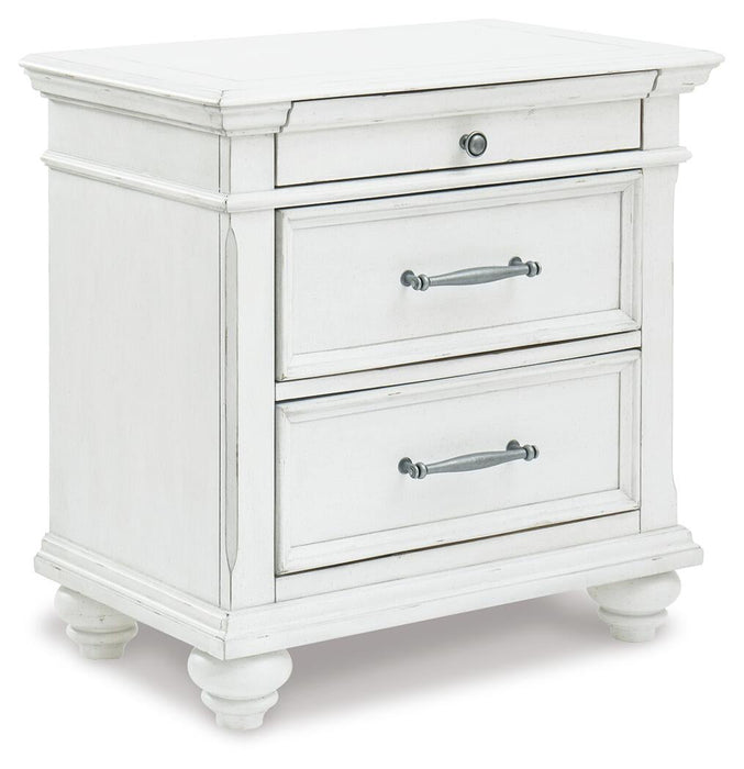 Kanwyn Three Drawer Night Stand - alternate view 2
