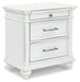 Kanwyn Three Drawer Night Stand - alternate view 2