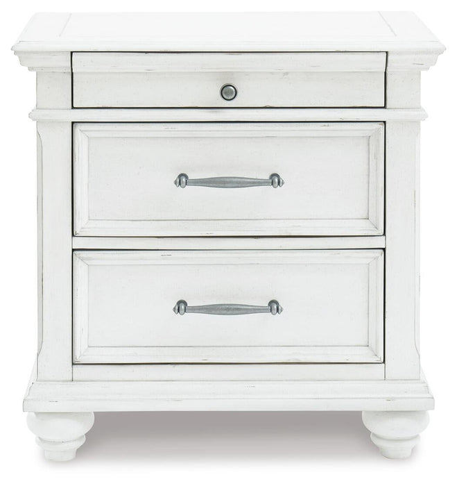 Kanwyn Three Drawer Night Stand - alternate view 3
