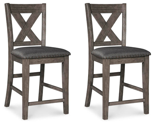 Caitbrook Upholstered Barstool (2/CN) - alternate view 2