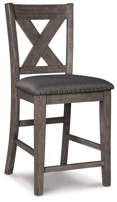 Caitbrook Upholstered Barstool (2/CN) - alternate view 3