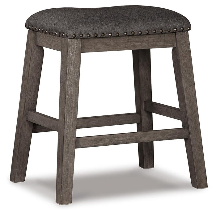 Caitbrook Upholstered Stool (2/CN) - alternate view 3