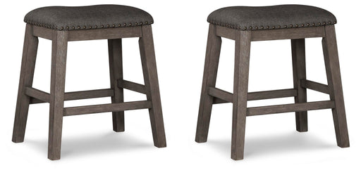 Caitbrook Upholstered Stool (2/CN) - alternate view 2