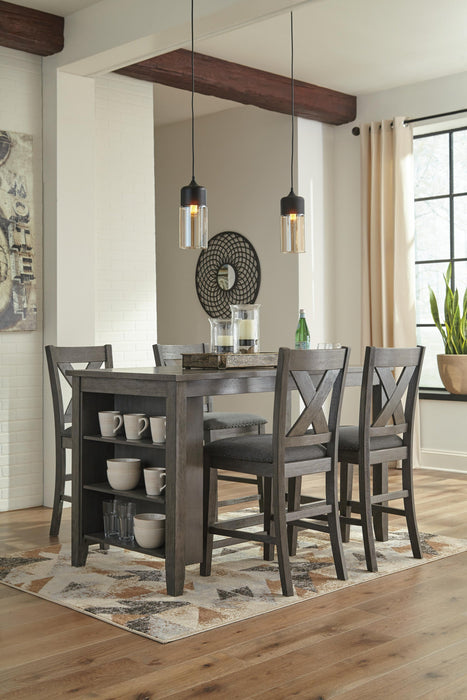 Caitbrook Upholstered Barstool (2/CN) - alternate view 4