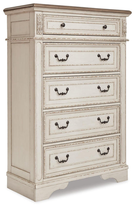 Realyn Five Drawer Chest - alternate view 2