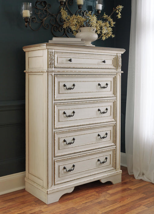 Realyn Five Drawer Chest - alternate view 4