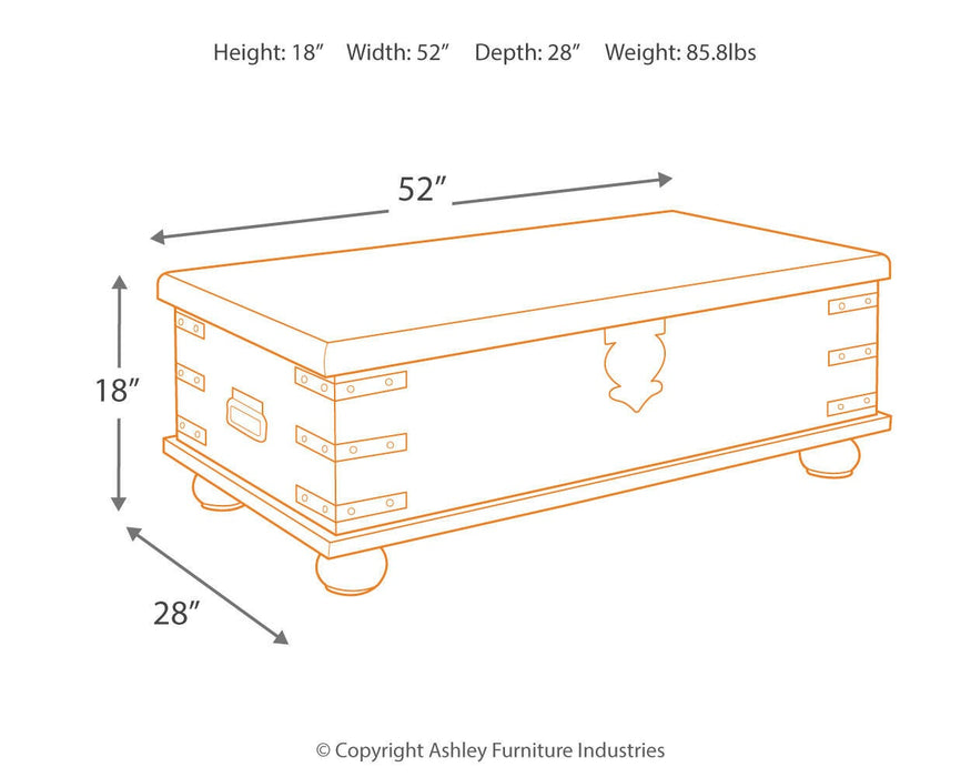 Carynhurst Lift Top Cocktail Table - alternate view 5