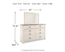 Willowton Dresser and Mirror - alternate view 7