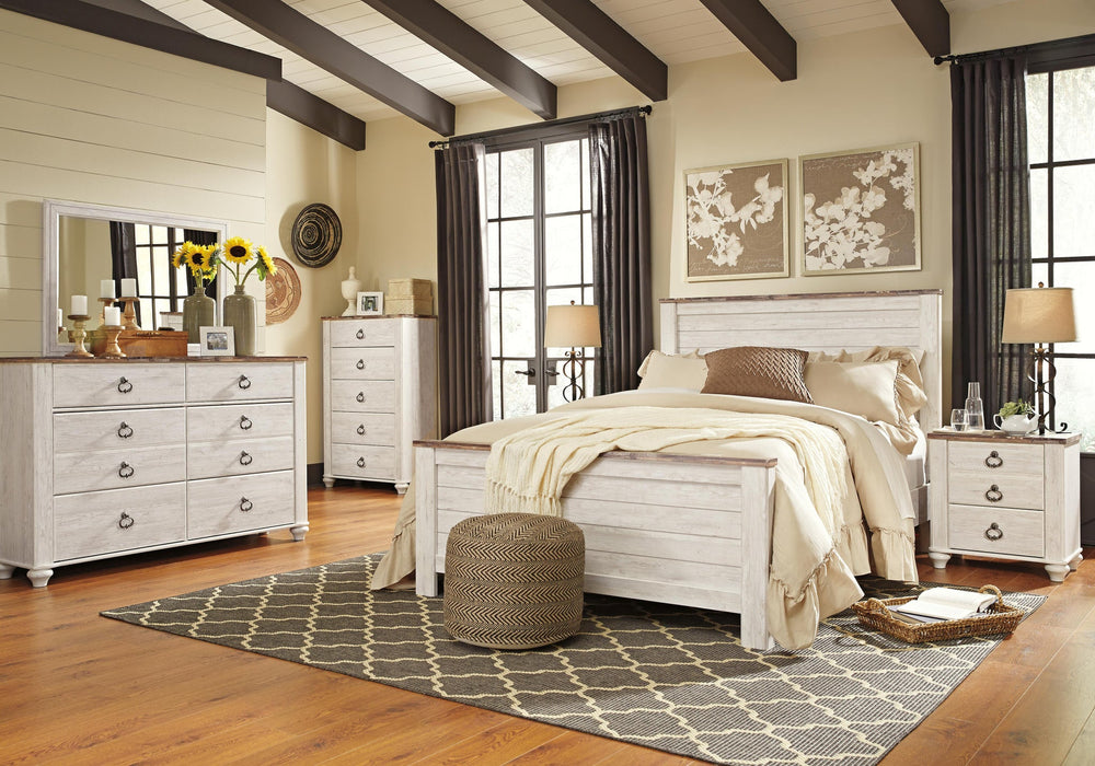 Willowton Dresser and Mirror - alternate view 4
