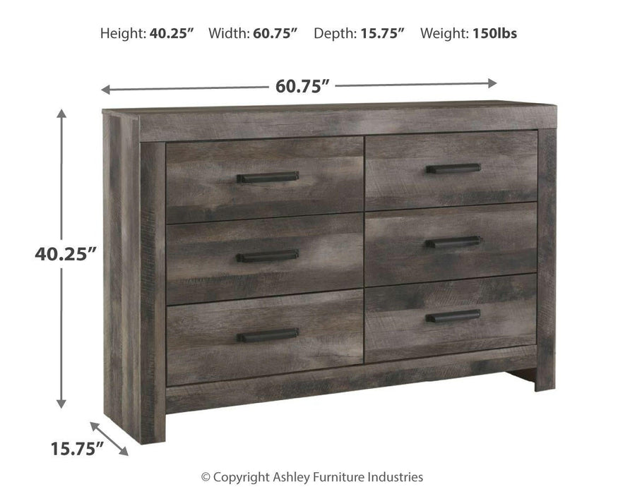 Wynnlow Six Drawer Dresser - alternate view 3