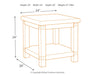 Carynhurst Rectangular End Table - alternate view 7