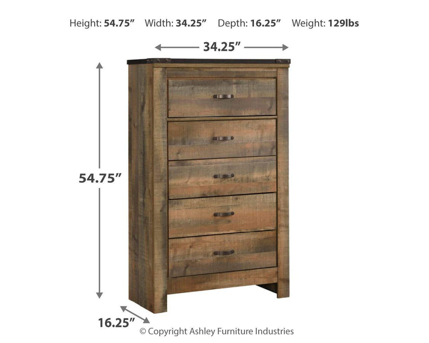 Trinell Five Drawer Chest - alternate view 12