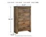 Trinell Five Drawer Chest - alternate view 12