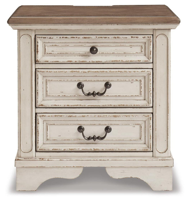 Realyn Three Drawer Night Stand - alternate view 3
