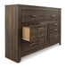 Juararo Six Drawer Dresser - alternate view 4
